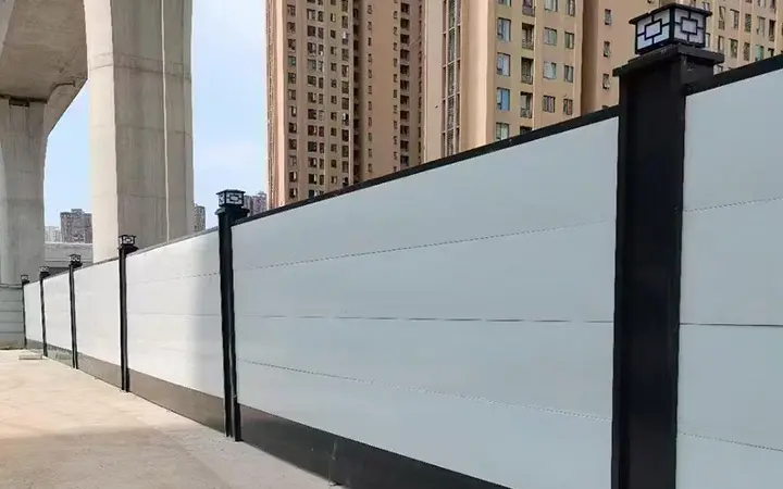 Valla de construcci&oacute;n soldada cuadrada de acaparamiento de barrera para metal del sitio